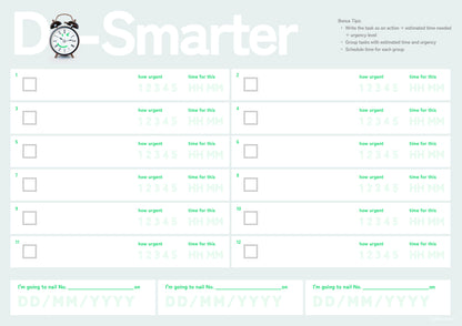 Do-Smarter List (PDF)
