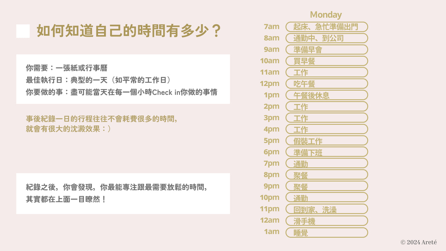時間真的少怎麼辦？